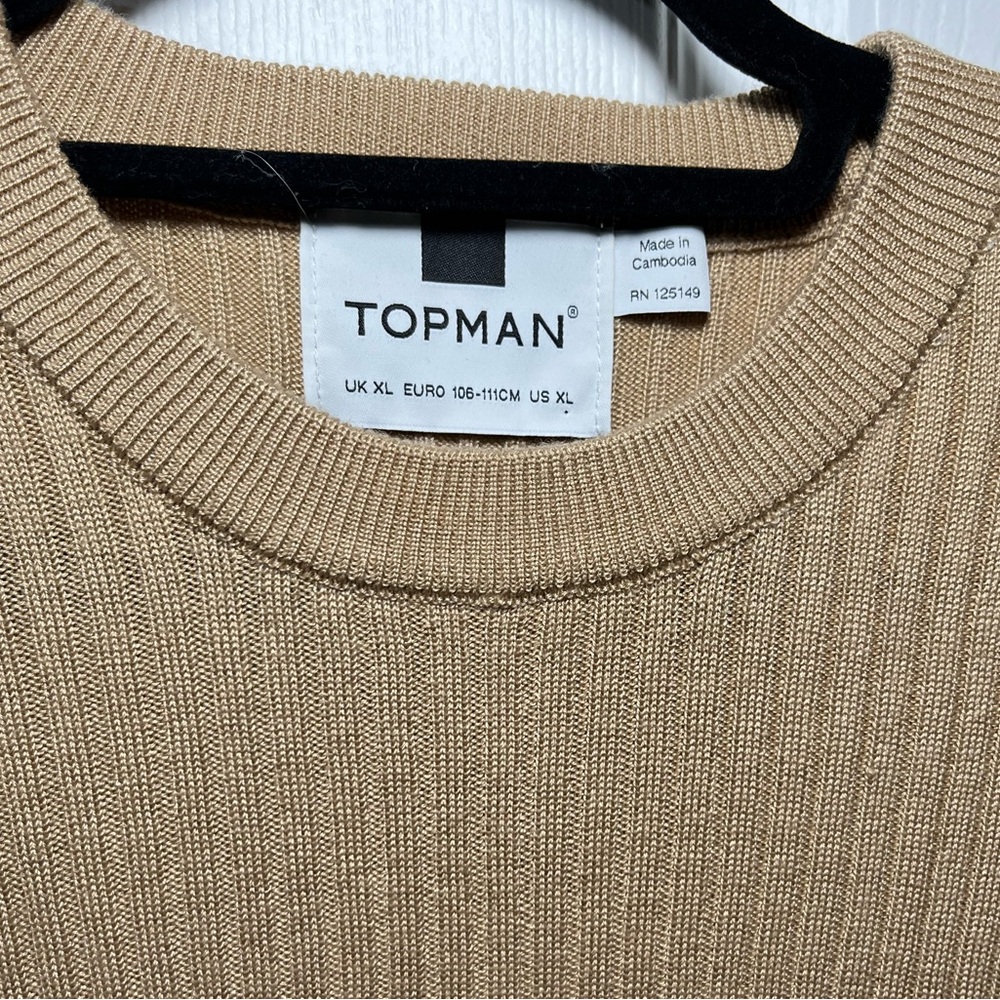 Ribbed Topman Shirt